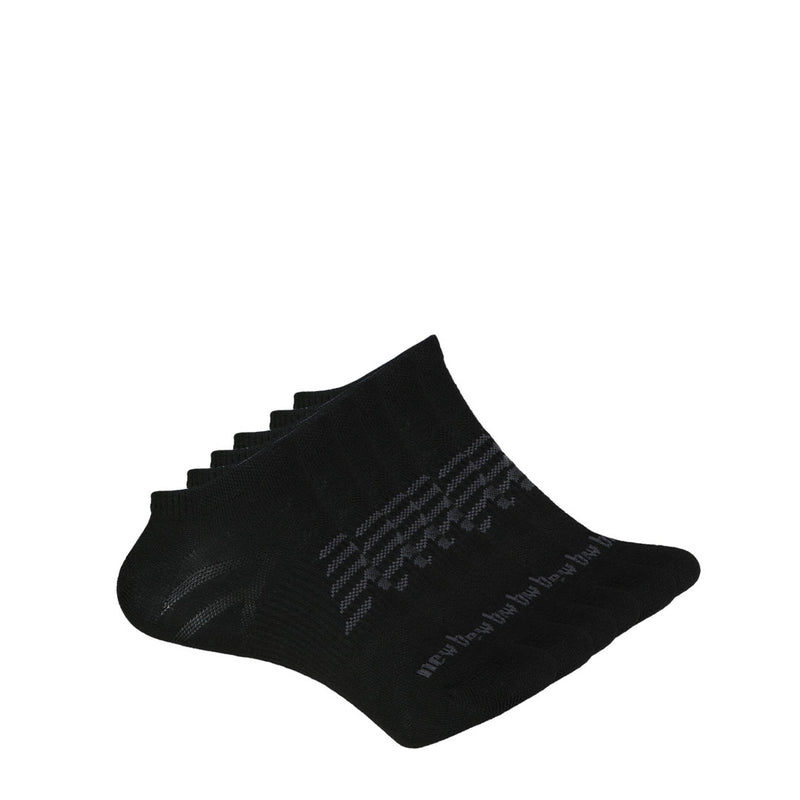 New Balance - Unisex 6 Pack No Show Socks (LAS03226 BK)