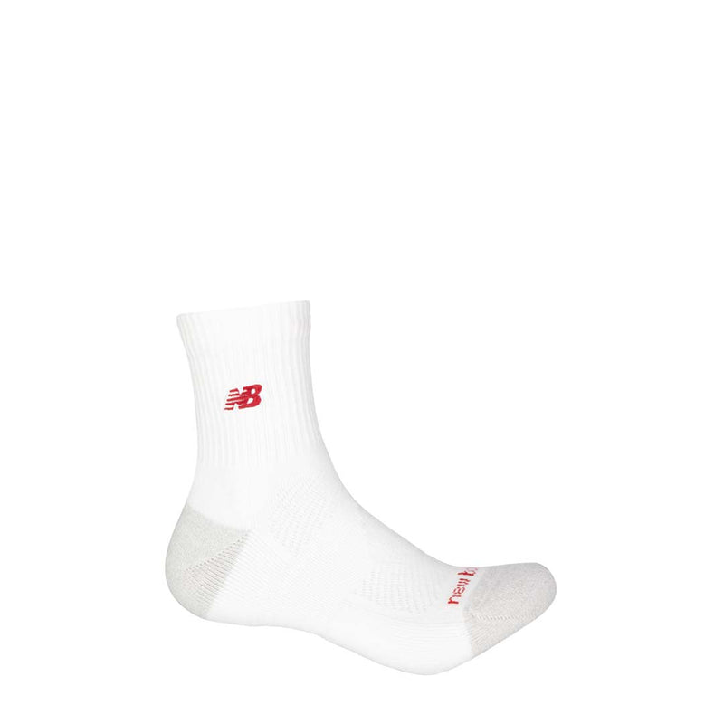 New Balance - Unisex Active NB Premium 2 Pack 1/4 Socks (LAS25304 WT)