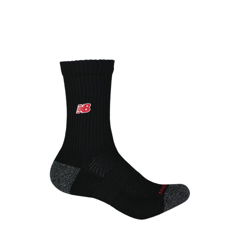 New Balance - Unisex Active Premium 2 Pack Crew Socks (LAS25112 BK)