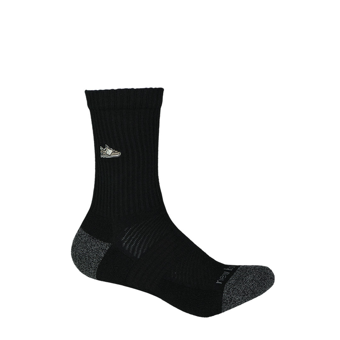 New Balance - Unisex Active Premium 2 Pack Crew Socks (LAS25112 BK)