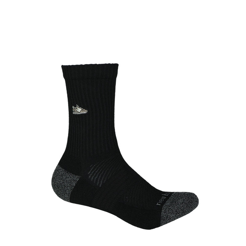 New Balance - Unisex Active Premium 2 Pack Crew Socks (LAS25112 BK)