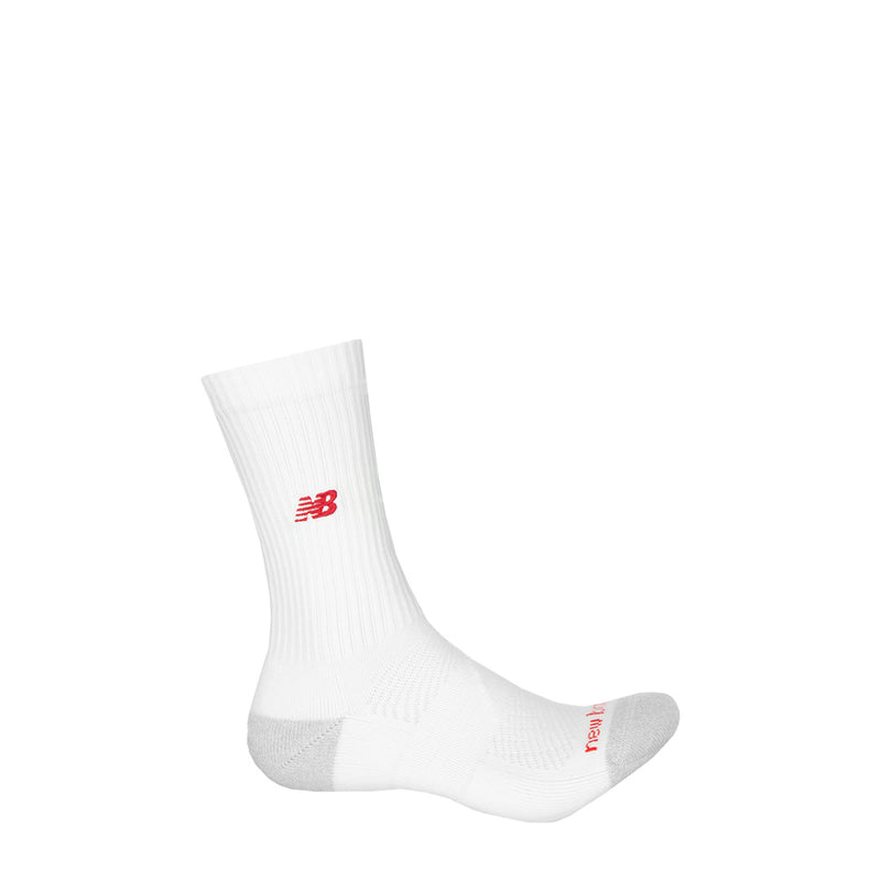 New Balance - Unisex Active Premium 2 Pack Crew Socks (LAS25112 WT)