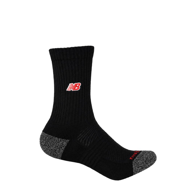 New Balance - Unisex Active Premium 2 Pack Crew Socks (LAS25302 BK)