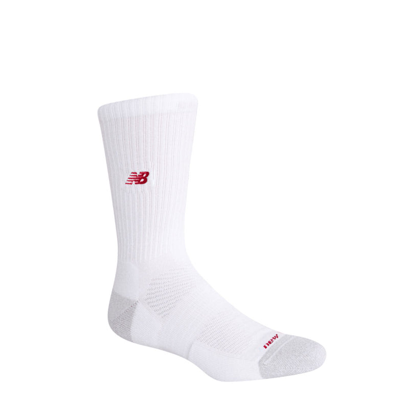 New Balance - Unisex Active Premium 2 Pack Crew Socks (LAS25302 WT)
