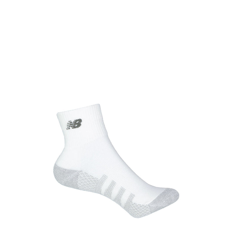 New Balance - Unisex Coolmax 2 Pack 1/4 Socks (LAS70332 WT)