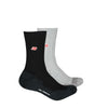 New Balance - Unisex Low Gauge Crew 2 Pack Socks (LAS43362 AS2)
