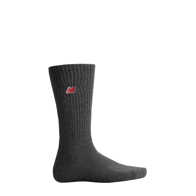 New Balance - Unisex Patch Logo 3 Pack Crew Socks (LAS33763 GR)