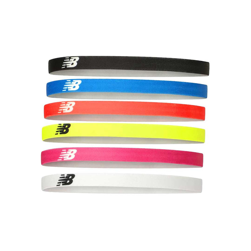 New Balance - Unisex 6 Pack Performance Elastic Headband (NB2043-6 485N)