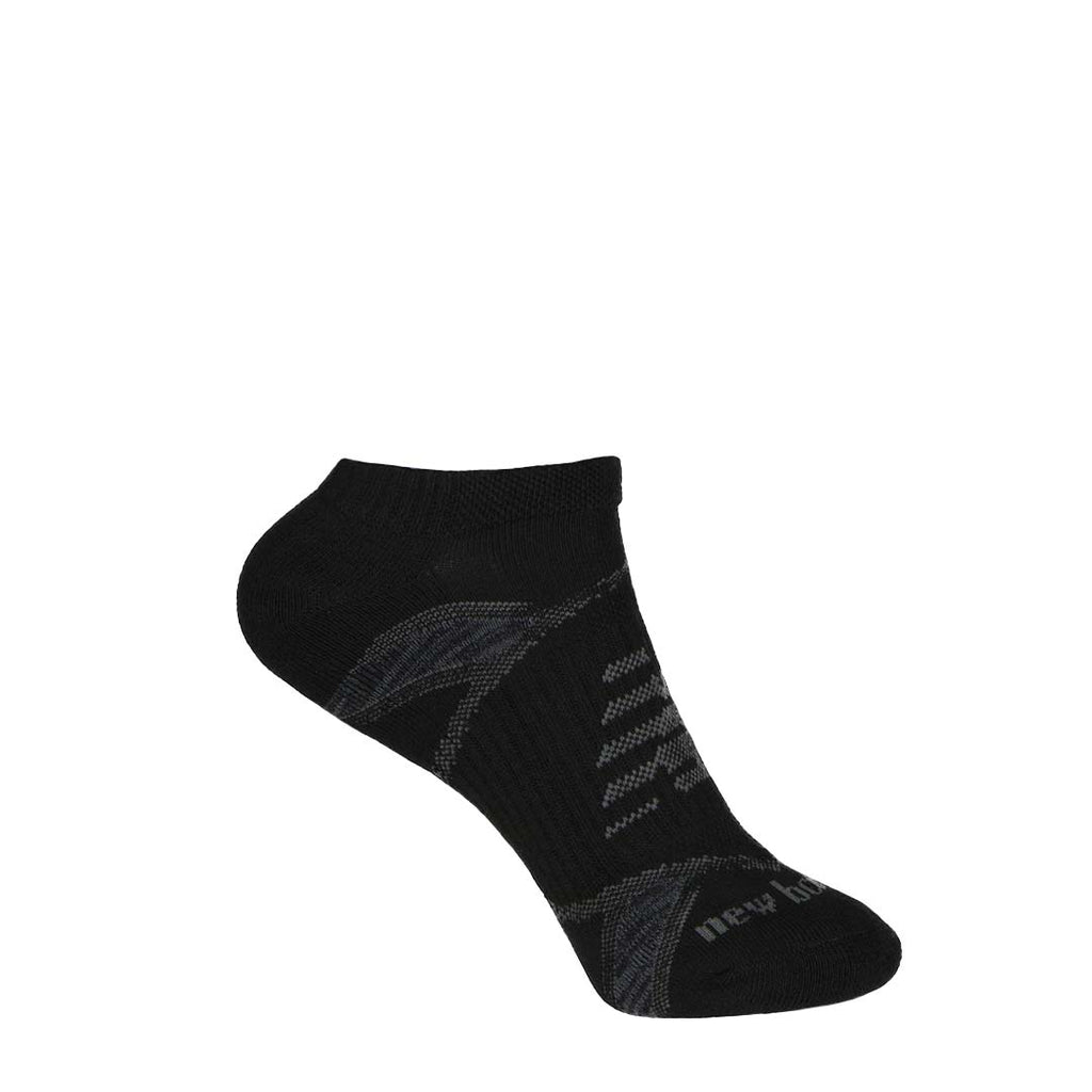 New Balance - Unisex Performance No Show 3 Pack Socks (LAS61123 BK)