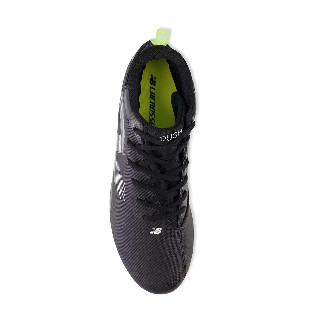 New Balance - Men's Rush v4 Mid Lacrosse Cleats (Wide) (RUSHMBK4