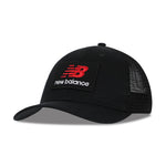 New Balance - Unisex Stacked Patch Logo Trucker Hat (LAH51016 BK)