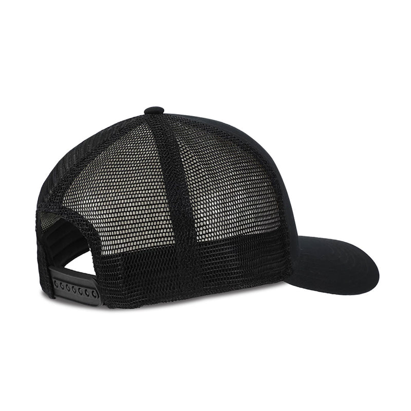 New Balance - Unisex Stacked Patch Logo Trucker Hat (LAH51016 BK)