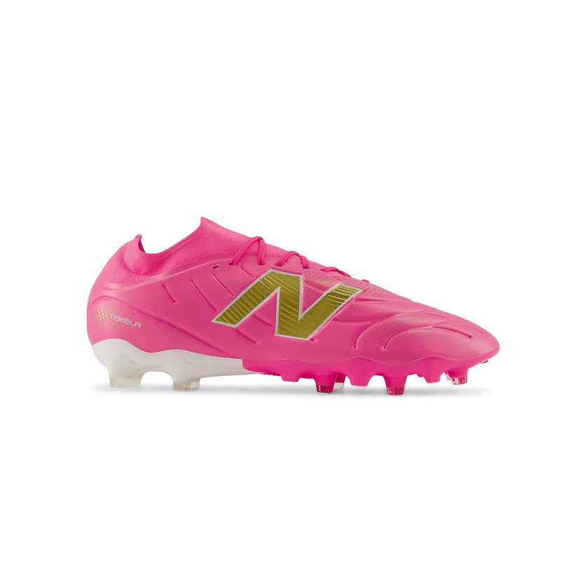 New Balance - Unisex Tekela Team Low Firm Ground V5 Soccer Cleats (Wide) (UT3FL9J8-2E)