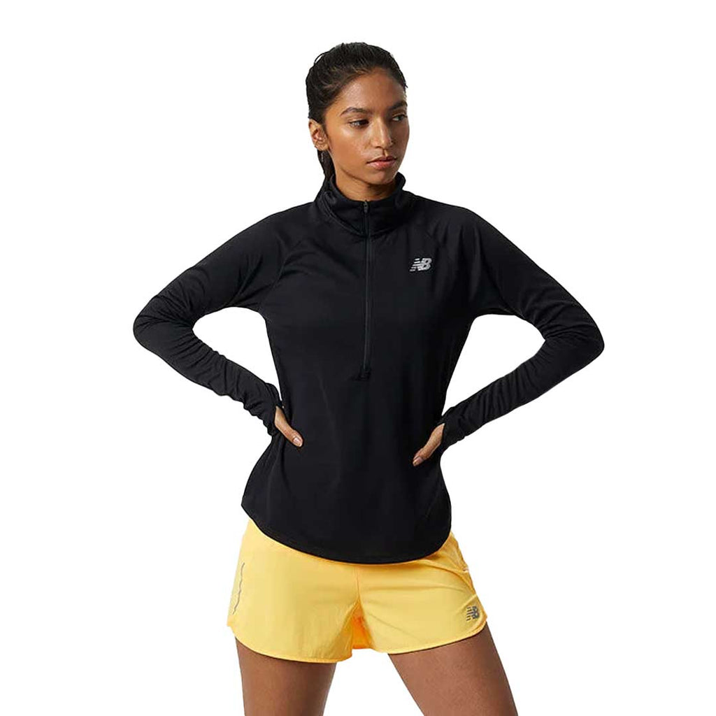 New Balance - Women's 1/2 Zip Top (WT21214 BK)