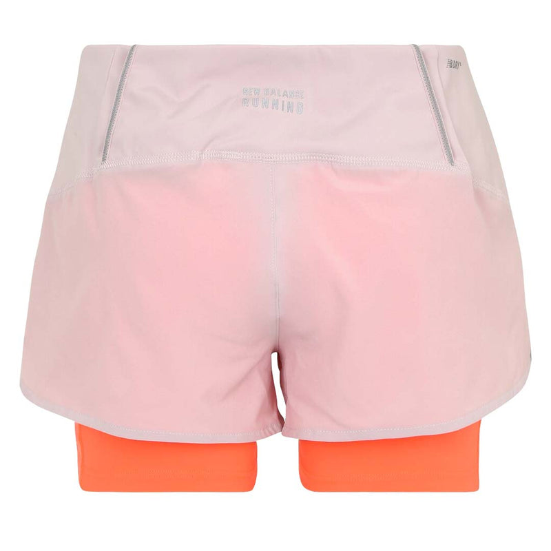 New Balance - Short de course 2 en 1 pour femme (WS21271 SOI) 