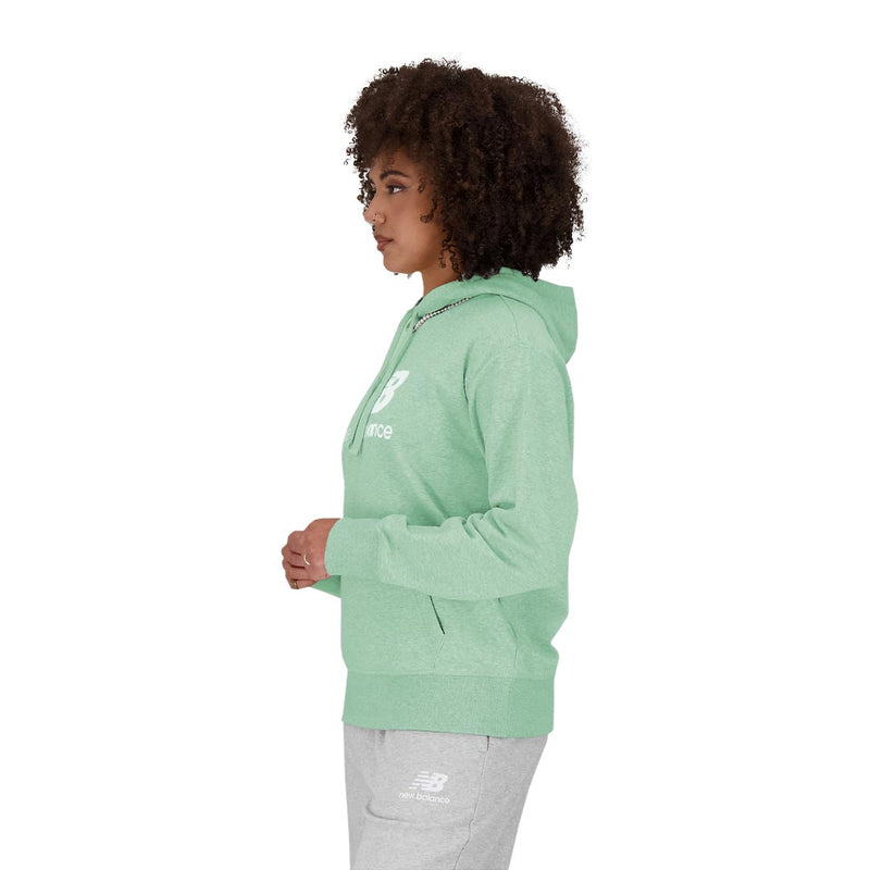 New Balance - Sweat à capuche Essential Stacked Logo French Terry pour femme (WT31533 SAE)