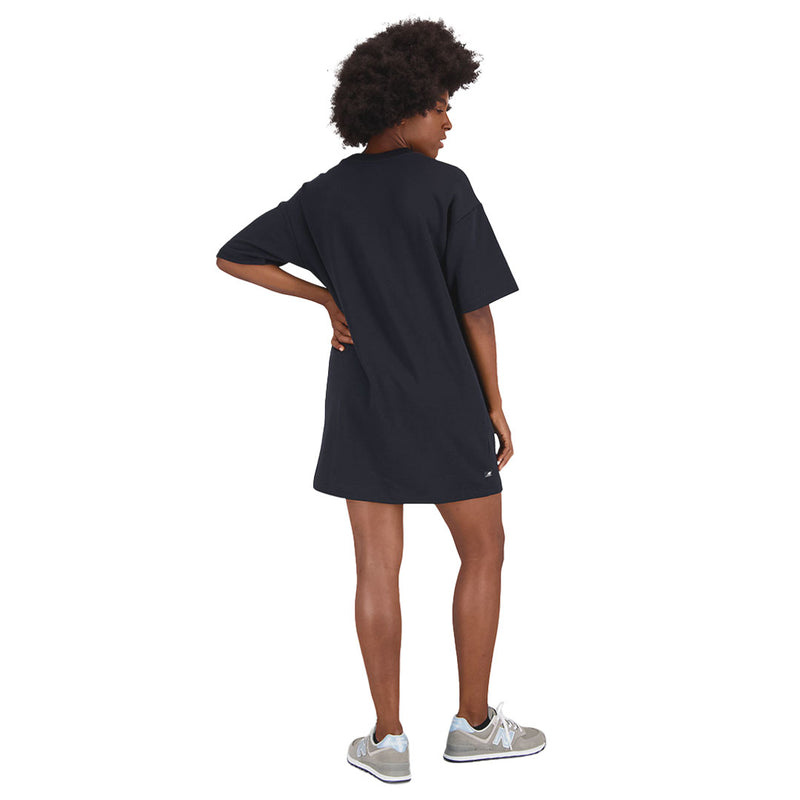 New Balance - Women's Essentials Stacked Logo French Terry Dress (WD31501 BK)