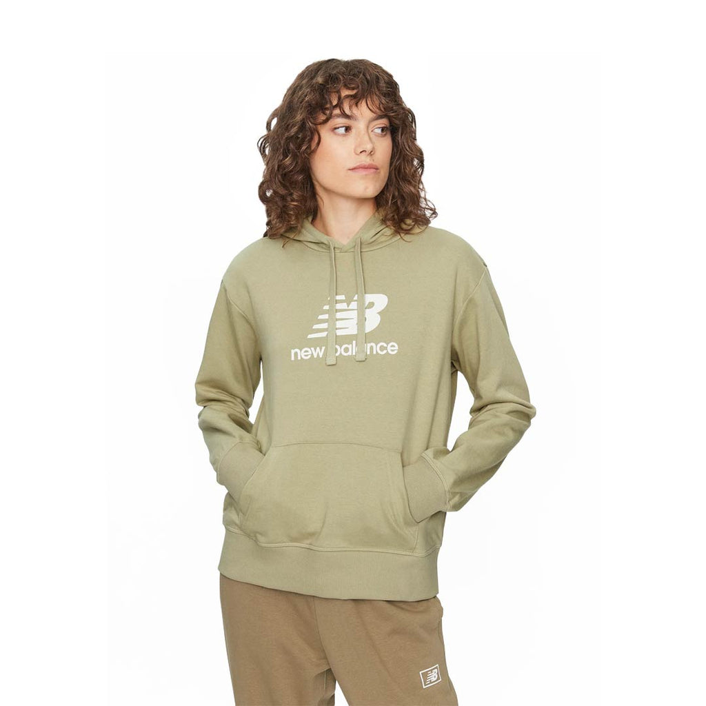 New Balance - Women's Essentials Stacked Logo French Terry Hoodie (WT31533 FUG)