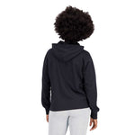 New Balance - Women's Essentials Stacked Logo Full Zip Hoodie (WJ31530 BK)