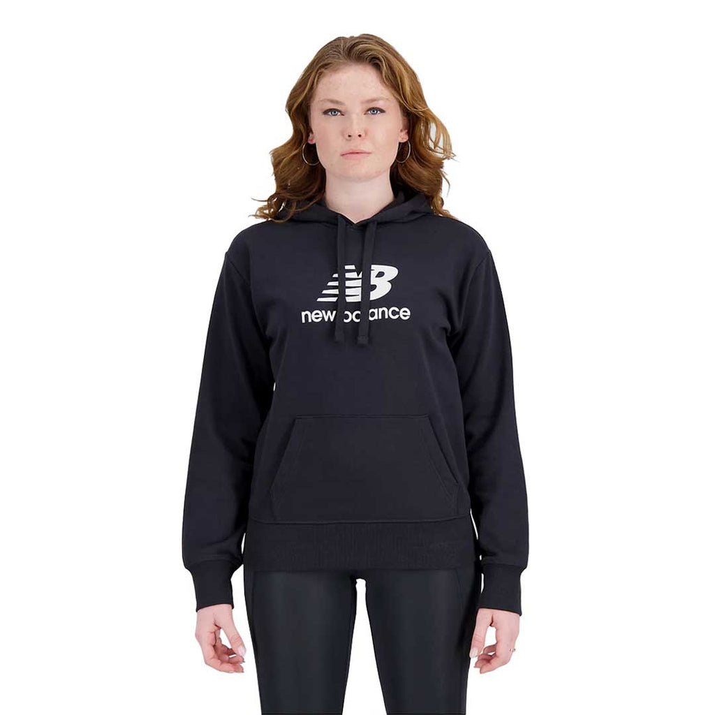 New Balance - Women's Essentials Stacked Logo Hoodie (WT31533 BK)