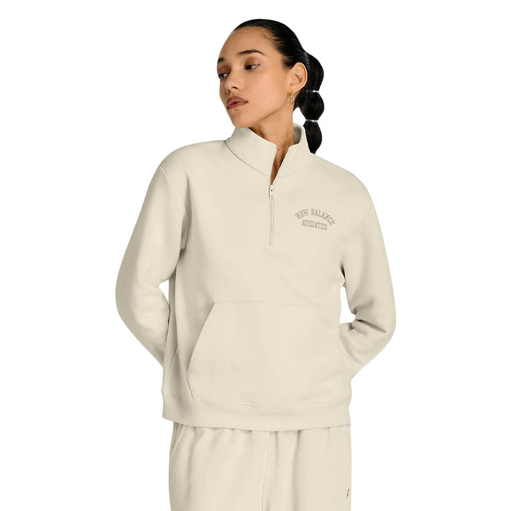 New Balance - Women's Graphic 1/4 Zip Sweater (WT43501 LIN)