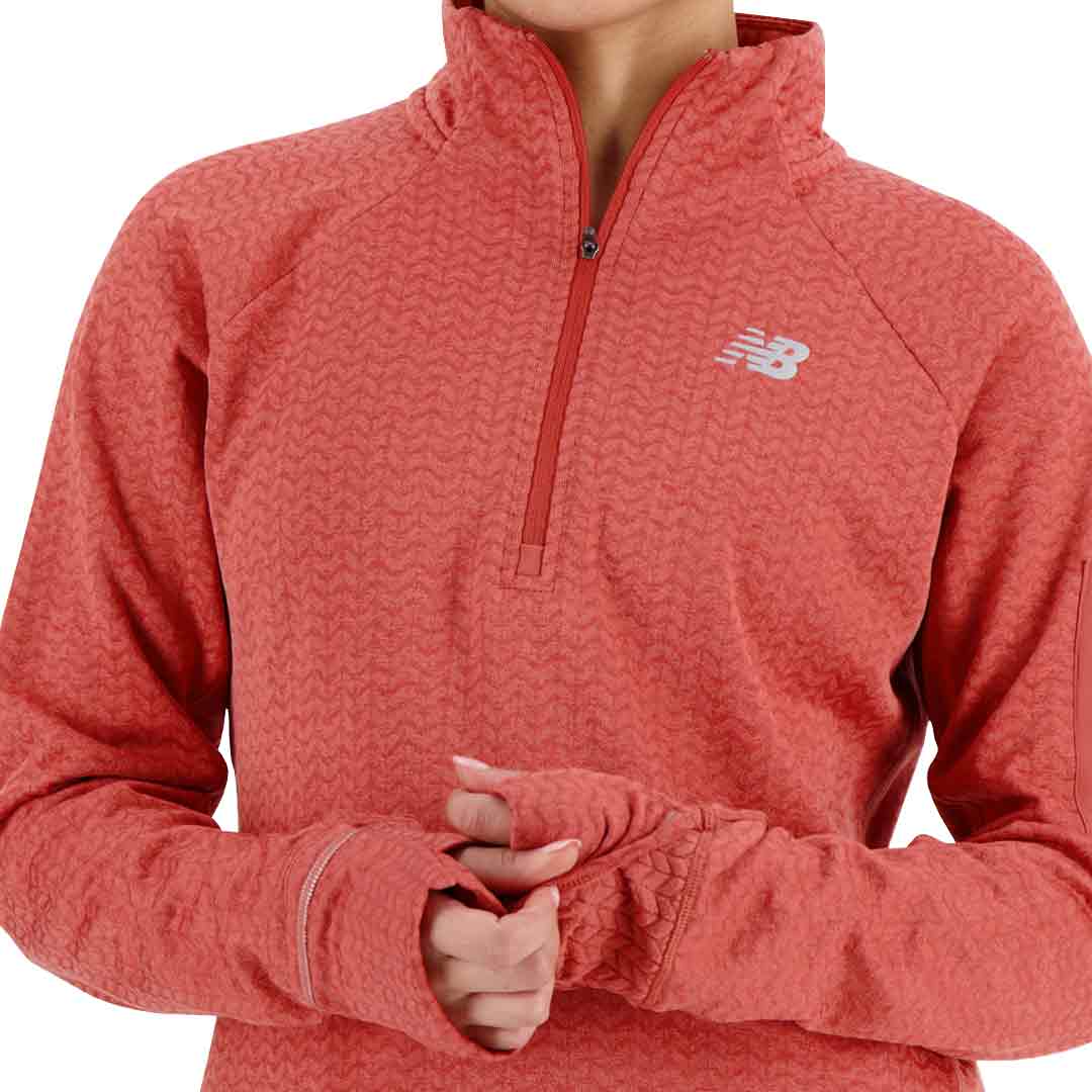 New balance women's windblocker 1/2 zip shop
