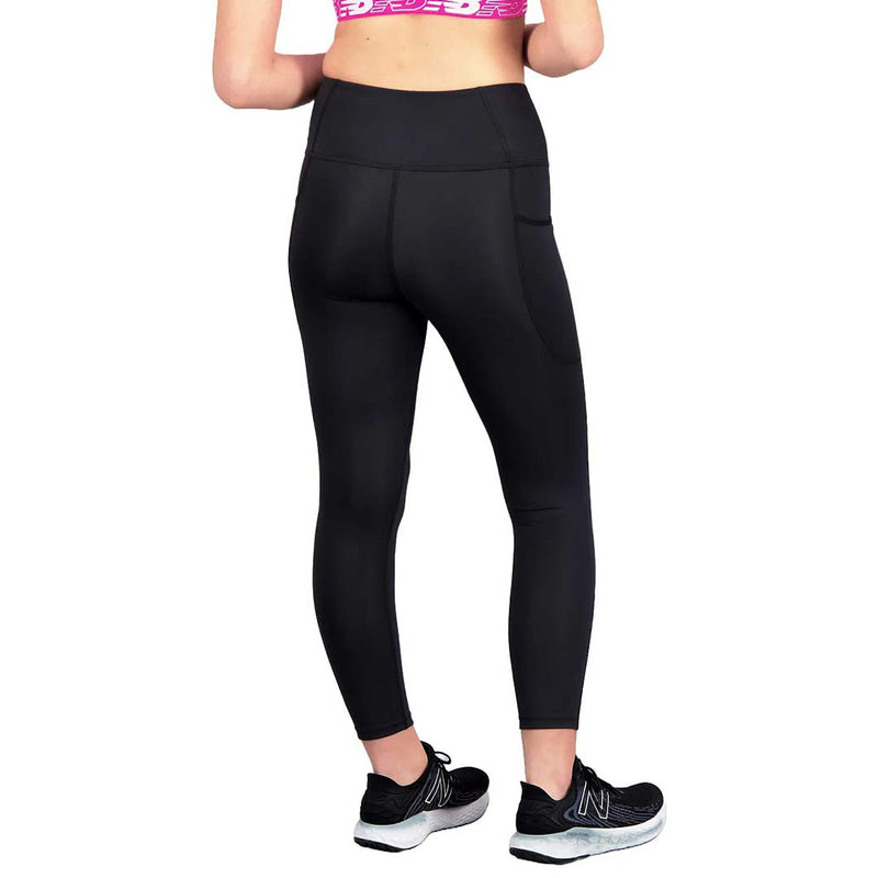 New Balance - Women's High Rise Pocket Crop Tights (WP21126 BK)