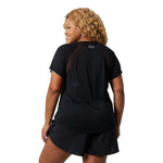 New Balance - Women's Impact Run Short Sleeve T-Shirt (Plus Size) (WTX21262 BK)