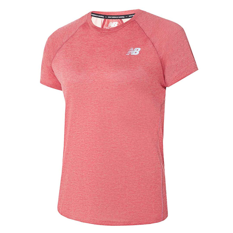 New Balance - T-shirt à manches courtes Impact Run pour femme (WT21262 ASO)