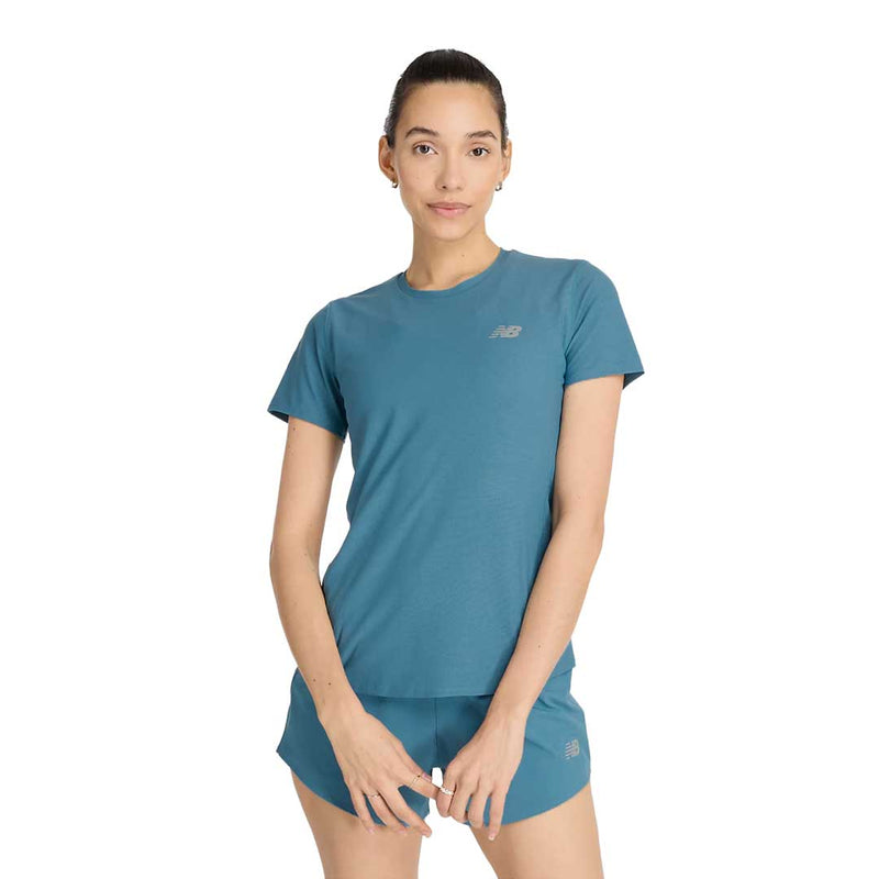 New-Balance - Women's Jacquard Slim T-Shirt (WT41281-TEI)