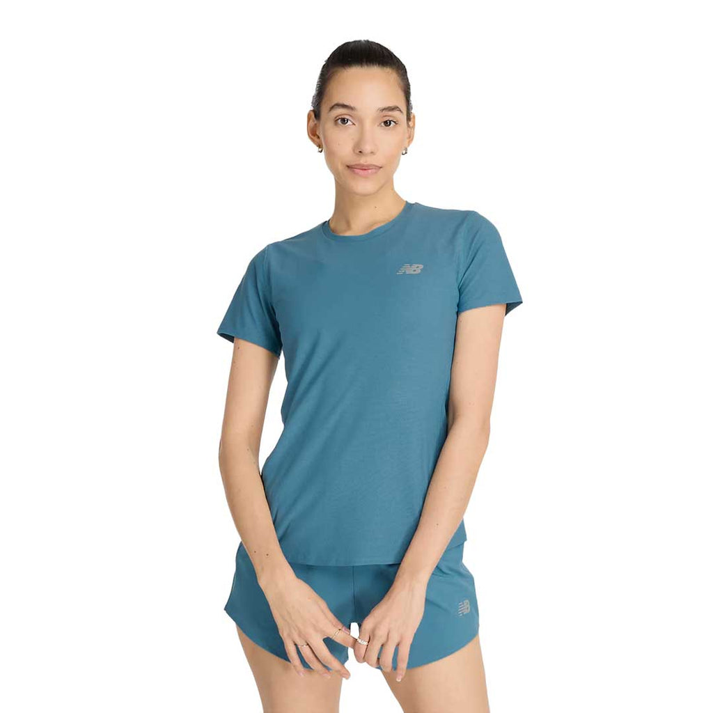 New-Balance - Women's Jacquard Slim T-Shirt (WT41281-TEI)