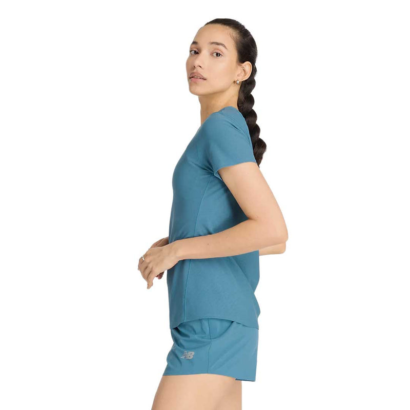 New-Balance - Women's Jacquard Slim T-Shirt (WT41281-TEI)
