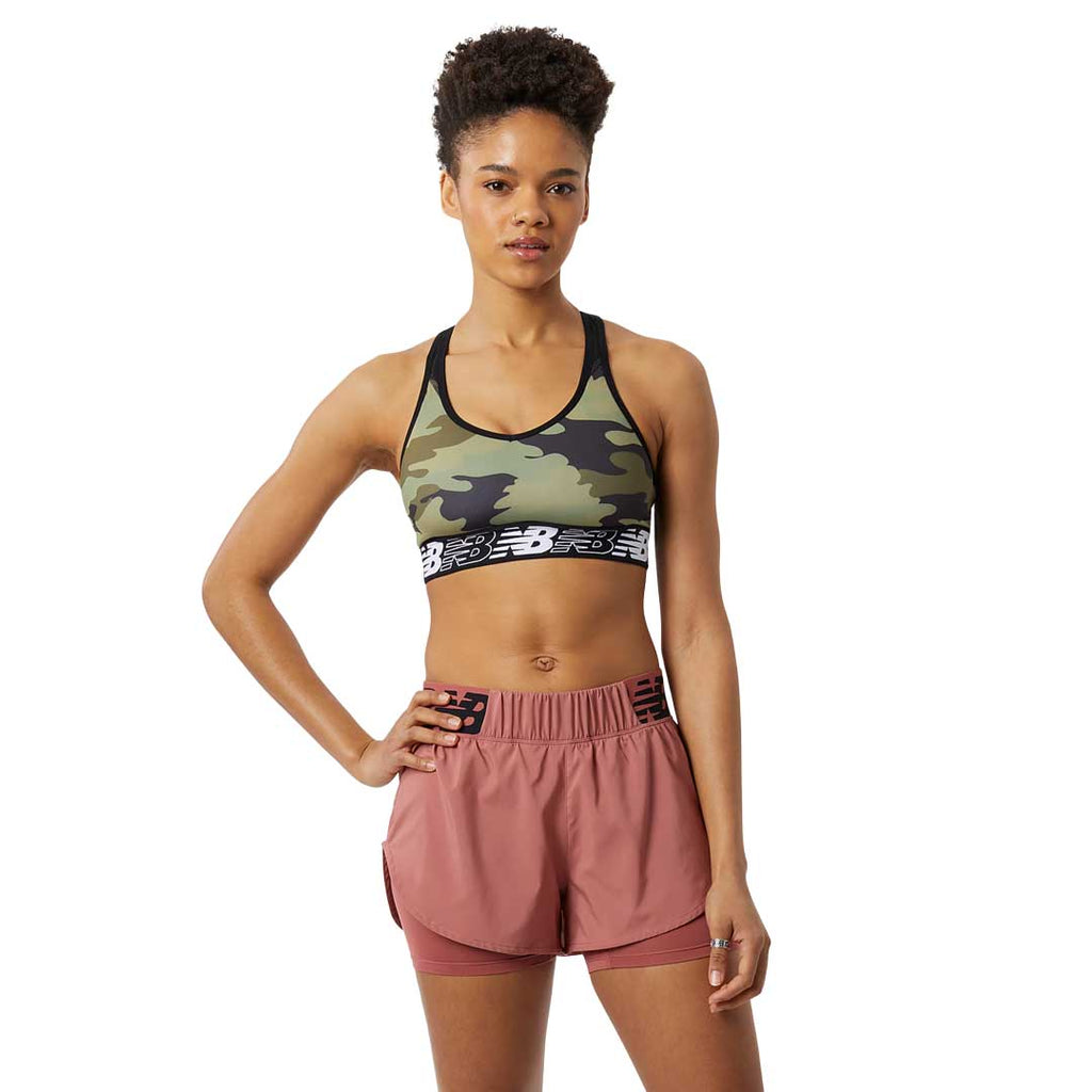 New Balance - Women's Pace Printed Bra (WB11035 MLT)