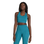 New Balance - Women's Sleek Medium Support Pocket Sports Bra (WB41046 TEI)
