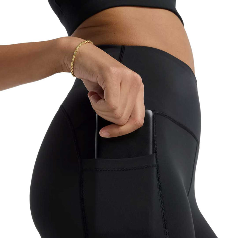 New Balance - Women's Sleek Pocket High Rise Leggings (WP41268 BK)