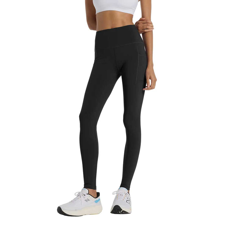 New Balance - Women's Sleek Pocket High Rise Leggings (WP41275 BK)