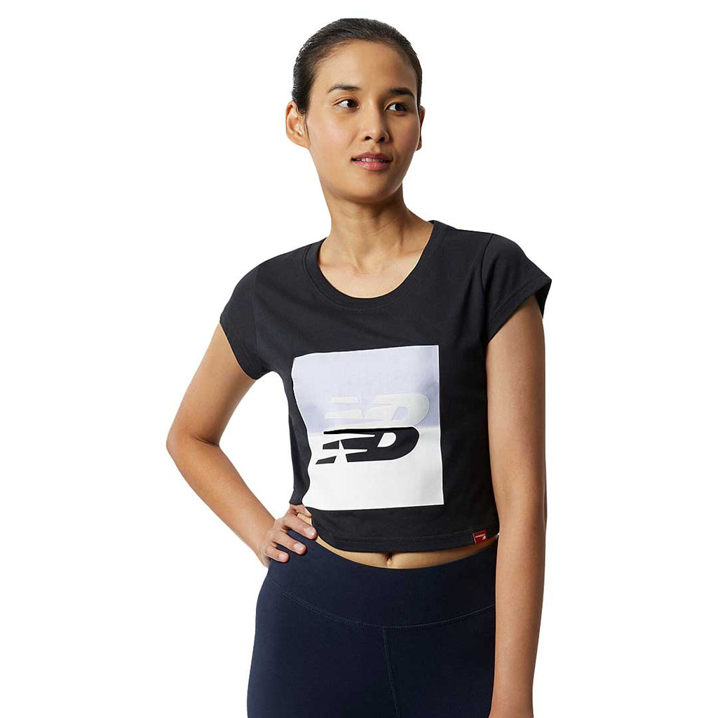 New Balance - T-shirt pour femmes (WT21803 BK)