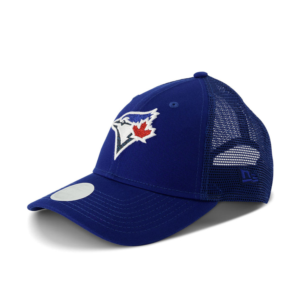 New Era - Casquette avec logo scintillant des Blue Jays de Toronto pour enfants (jeunes) (60382504) 