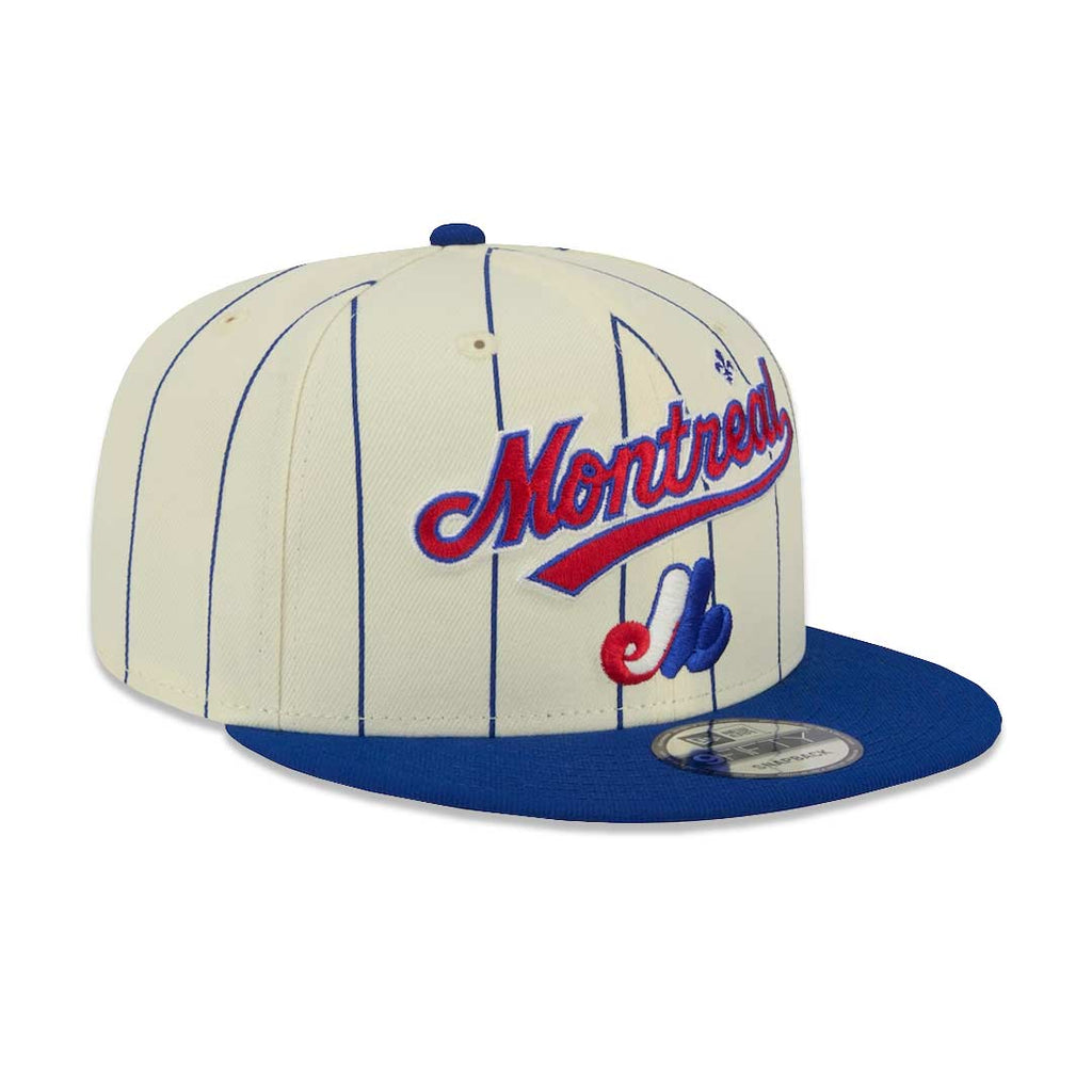 New Era - Montreal Expos Jersey Pinstripe 9FIFTY Snapback Cap (60553924)