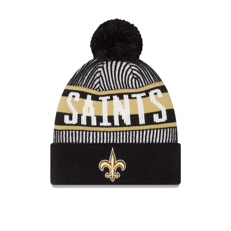 New Era - New Orleans Saints Striped Cuffed Knit Hat (60267053)