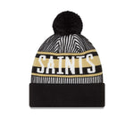 New Era - New Orleans Saints Striped Cuffed Knit Hat (60267053)
