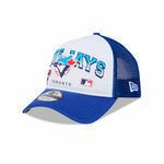 New Era - Toronto Blue Jays Retro Wordmark 9FORTY Trucker Adjustable Cap (60573577)