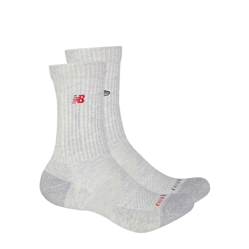 New Balance - Unisex Active Premium 2 Pack Crew Socks (LAS25112 AG)