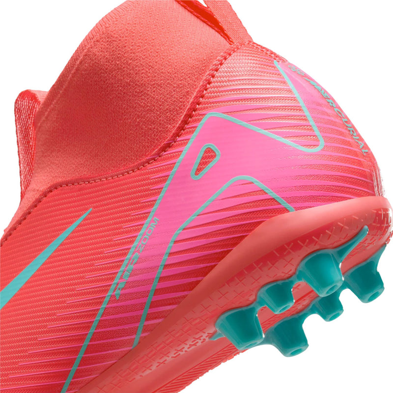 Nike - Kids' (Junior) Mercurial Superfly 10 Academy Artificial Grass Soccer Cleats (FQ8308 800)