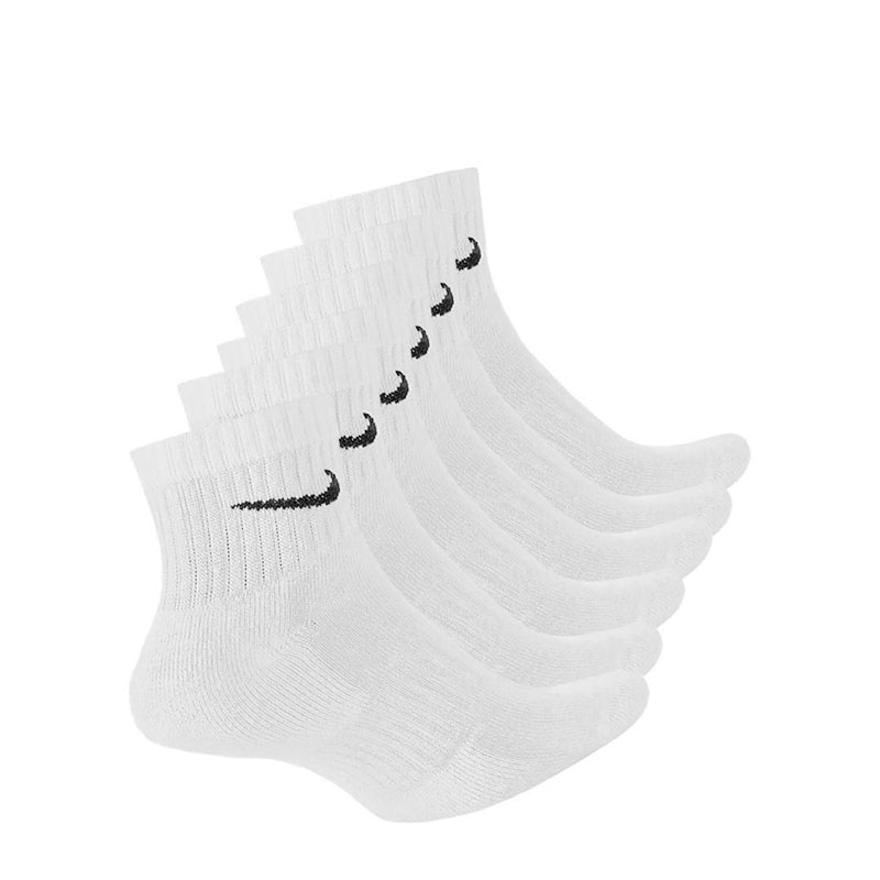 Nike - Kids' (Junior) 6 Pack Everyday Ankle Socks (SX6912 100)
