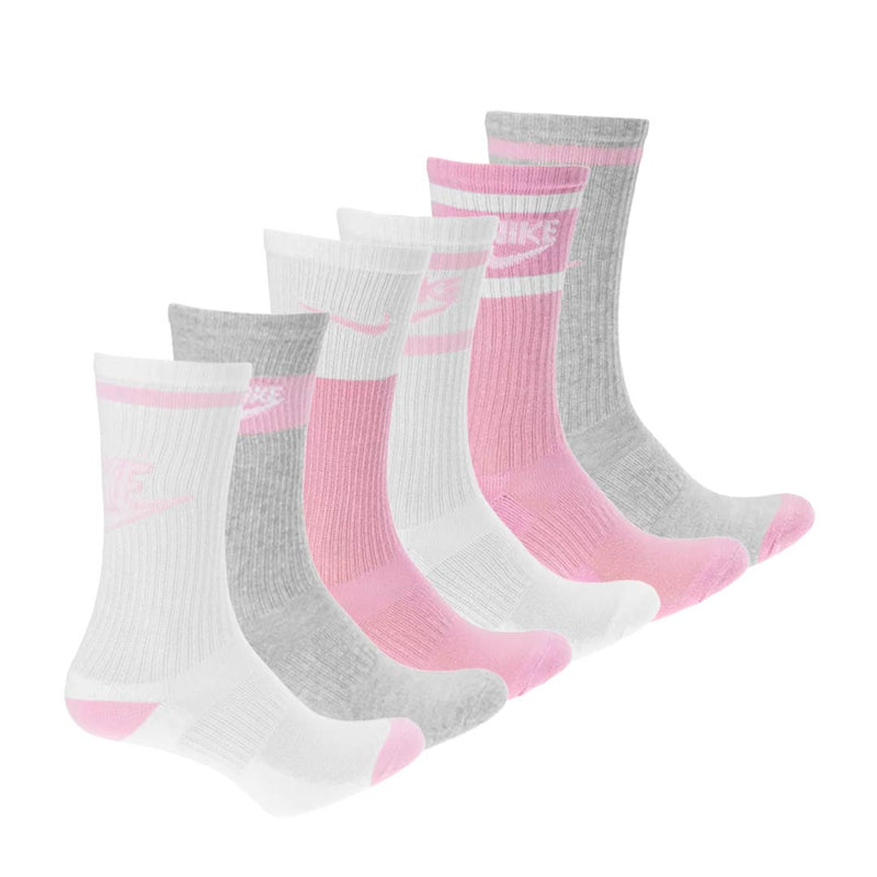 Nike - Kids' (Junior) 6 Pack Everyday Crew Socks (CK7302 905)