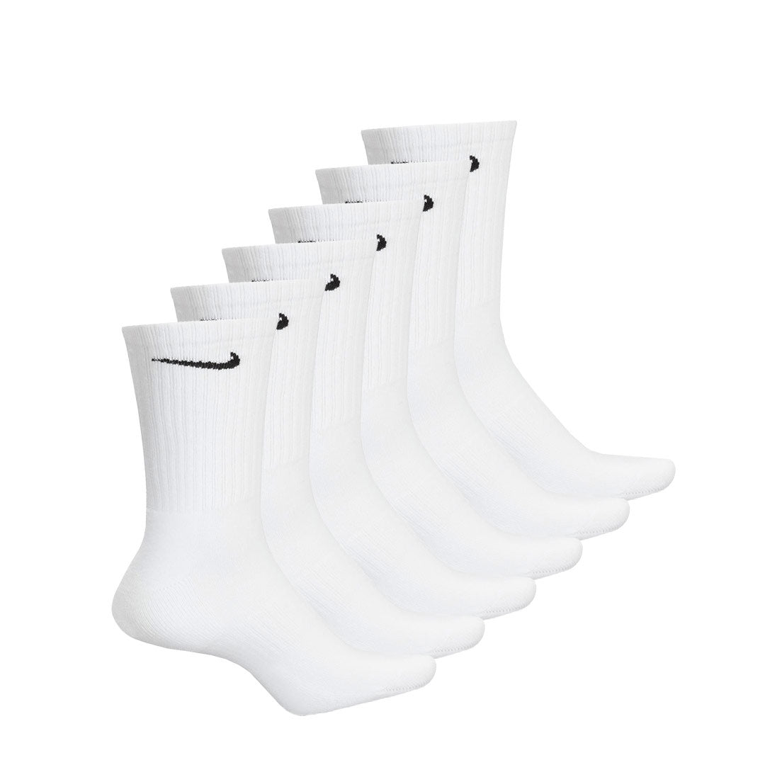 Nike - Kids' (Junior) 6 Pack Everyday Crew Socks (SX6910 100)