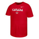 Nike - Kids' (Junior) Canada Core Short Sleeve T-Shirt (B11377 RED)