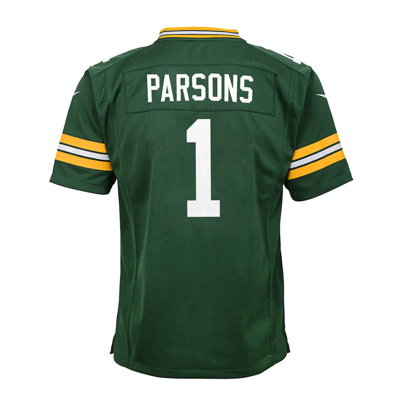 Nike - Kids' (Junior) Green Bay Packers Micah Parsons Game Player Jersey (HZ1B7N1P9 PCKMP)