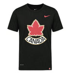 Nike - Kids' (Junior) Hockey Canada Dri-FIT Legend 2.0 Short Sleeve T-Shirt (B29534 BLK)